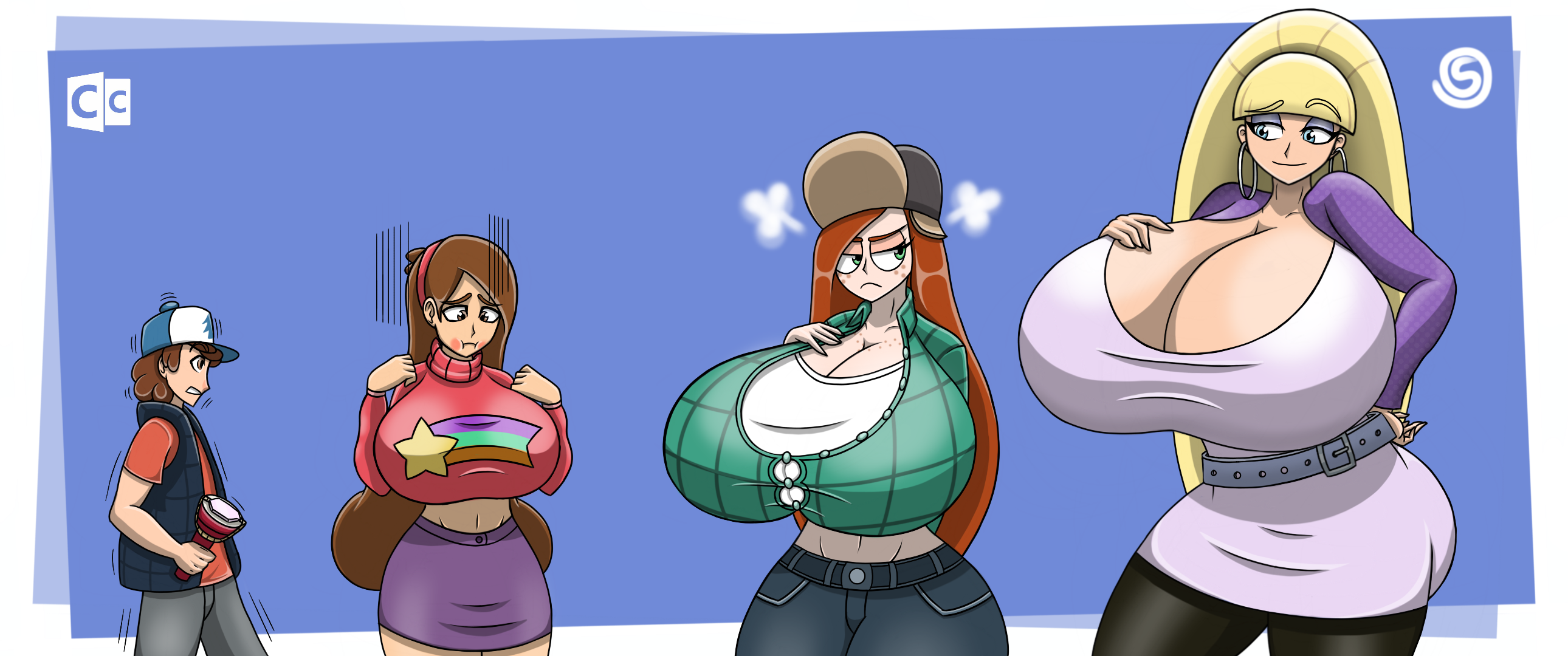 Gravity falls breast expansion